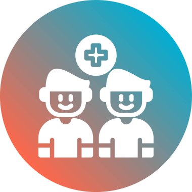 insanlar simge vektör illüstrasyonu