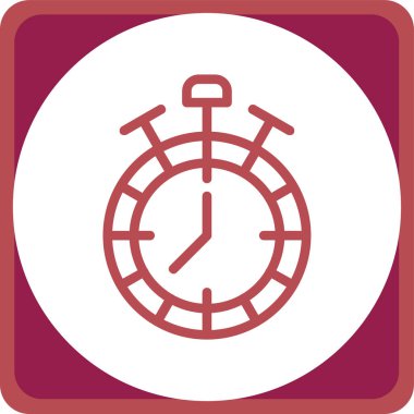 Zaman simgesi vektör illüstrasyonu