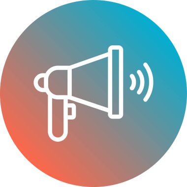 Hoparlörün vektör çizimi