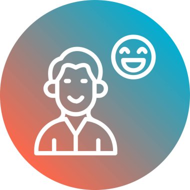 İnsan simgesinin vektör illüstrasyonu