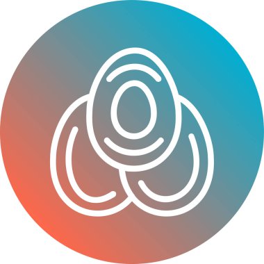 Güzel vektör çizgisi simgesi