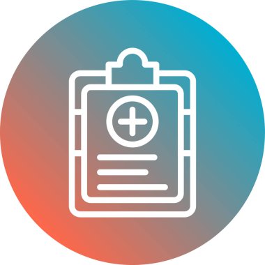 Tıbbi ikonun vektör illüstrasyonu, Sağlık kavramı