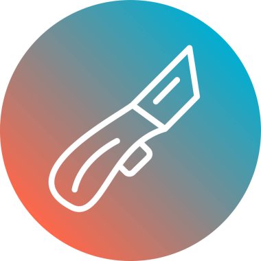 Modern fırça simgesinin vektör illüstrasyonu