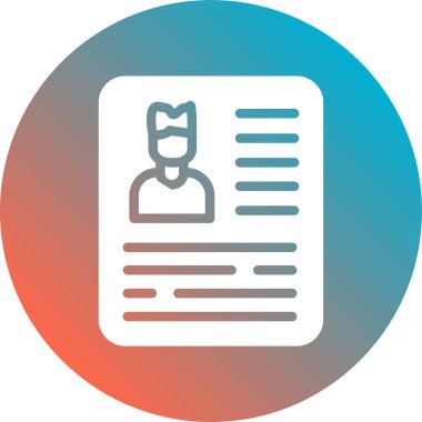 Belge simgesinin vektör illüstrasyonu