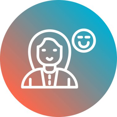 Vektör Avatar Simgesi illüstrasyonu