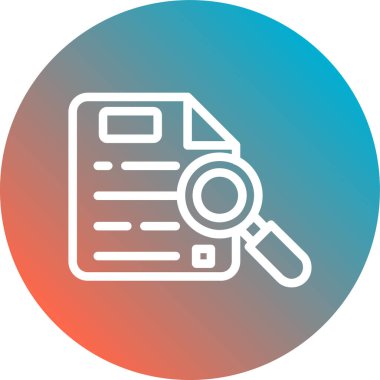 Vektör belgesi Simge illüstrasyonu