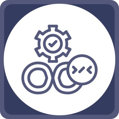 ayar simgesi vektör illüstrasyonu