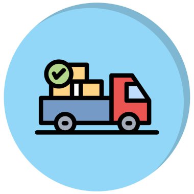 servis simgesi vektör illüstrasyonu