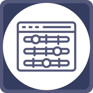 Ağ web simge vektör çizim