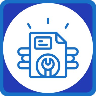 Bir kitap simgesinin vektör illüstrasyonu