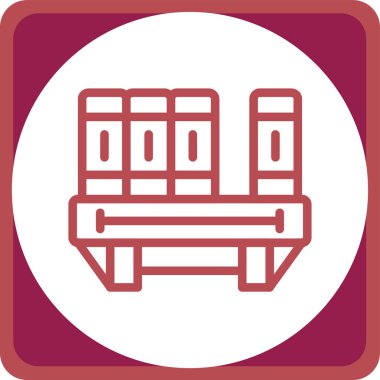 Modern eğitim ikonunun vektör illüstrasyonu