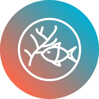 Güzel bir simgenin vektör illüstrasyonu