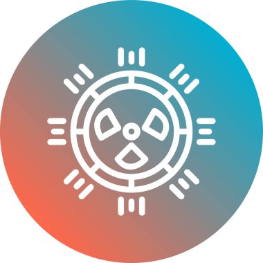 Modern b 'nin vektör çizimi pusula simgesinden yoksun