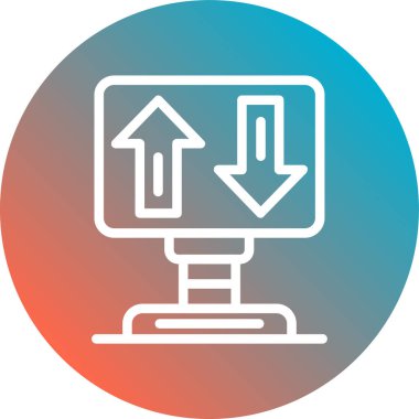 seo modern simgesinin vektör illüstrasyonu