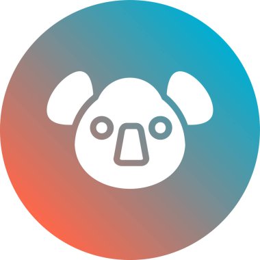 köpek simgesi, vektör illüstrasyonu