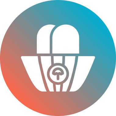 Gıda simgesinin vektör illüstrasyonu