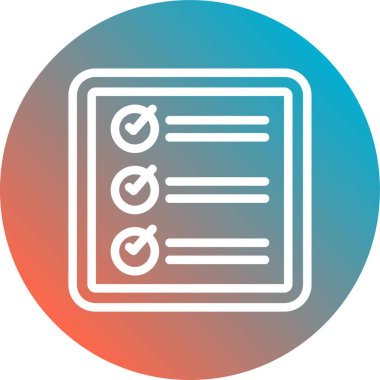 Belge simgesinin vektör illüstrasyonu