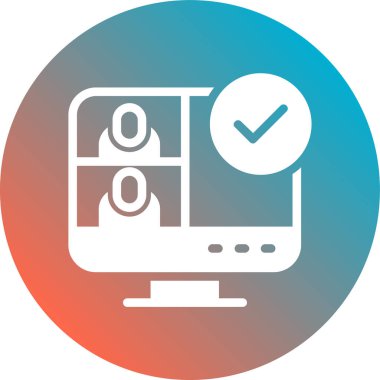 seo modern simgesinin vektör illüstrasyonu