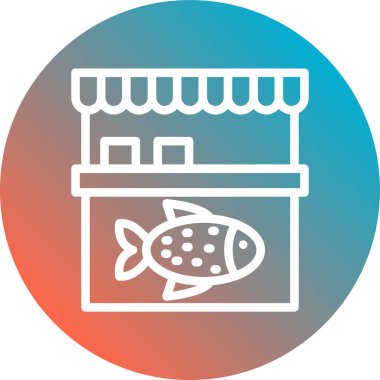 Alışveriş sepeti ikonu vektör illüstrasyonu