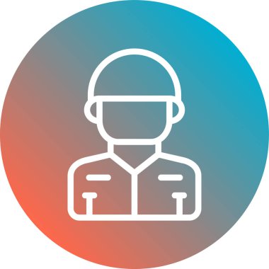 Bir adamın vektör illüstrasyonu