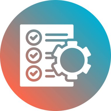 Simgeyi ayarlamanın vektör illüstrasyonu