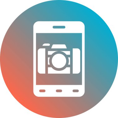 Kolayca düzenleyebilen akıllı telefon vektör simgesi