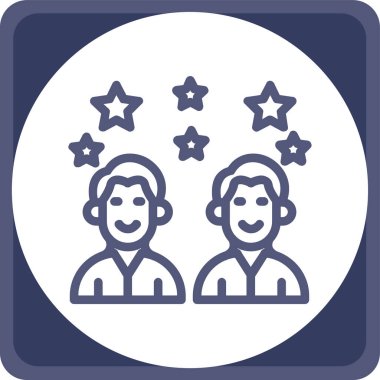 İnsan simgesinin vektör illüstrasyonu