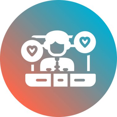 Modern b 'nin vektör illüstrasyonunda yiyecek ikonu yok