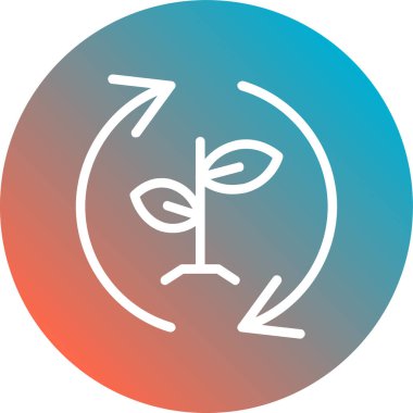 Bitkinin vektör illüstrasyonu