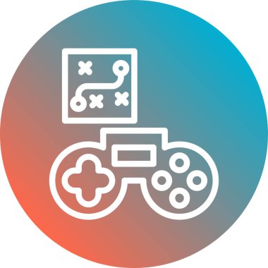 oyun denetleyici simgesi vektör çizimi