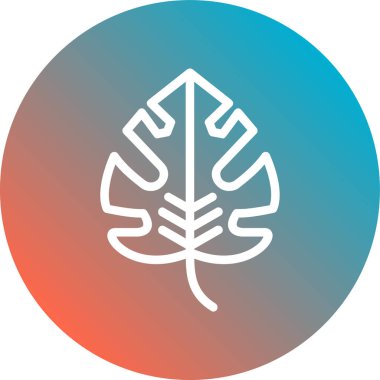 Bir ağaç simgesinin vektör illüstrasyonu