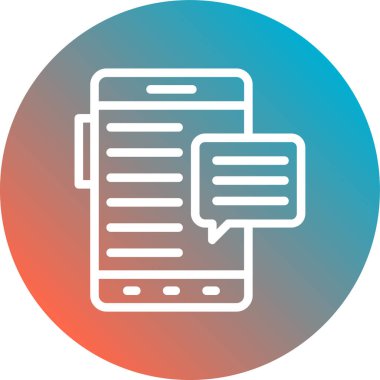 Ders kitabı. Web simgesi basit illüstrasyon