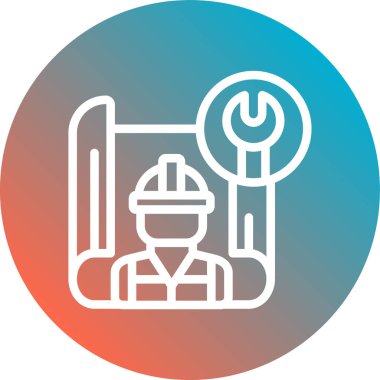 vektör yapı simgesi illüstrasyonu