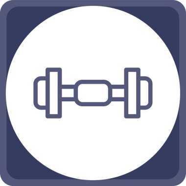 Dambıl. Web simgesi basit illüstrasyon