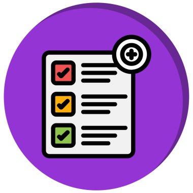 Pano simgesi, vektör illüstrasyonu basit tasarım