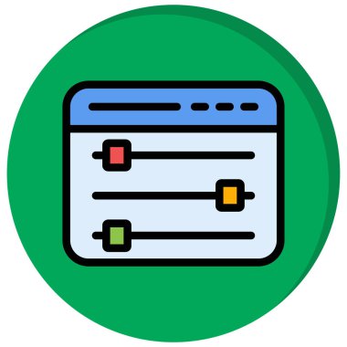 Web simgesi tasarımı. vektör illüstrasyonu