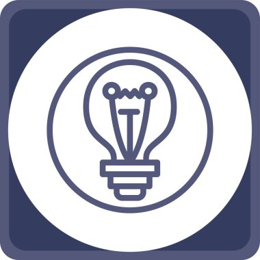 Lamba. Web simgesi basit illüstrasyon