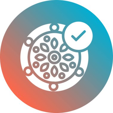 Virüsün vektör çizimi