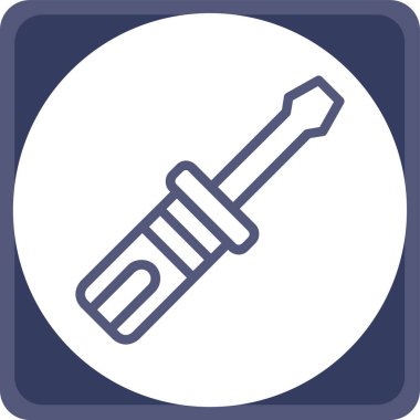 İngiliz anahtarı. Web simgesi basit illüstrasyon