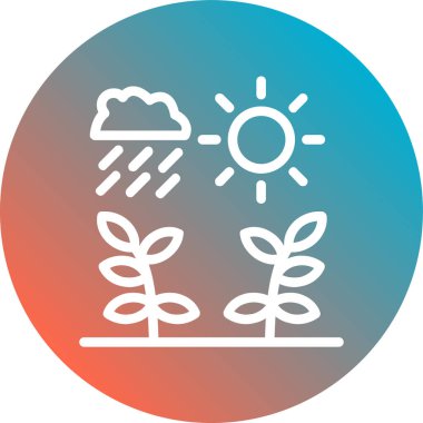 Güneş simgesinin vektör illüstrasyonu