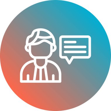 Modern simgenin vektör illüstrasyonu