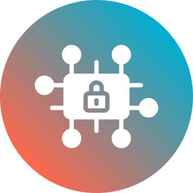 Kolayca değiştirebilen veya düzenleyebilen Siber Güvenlik Vektörü Simgesi