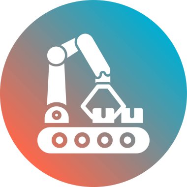 Vinç simgesinin vektör illüstrasyonu