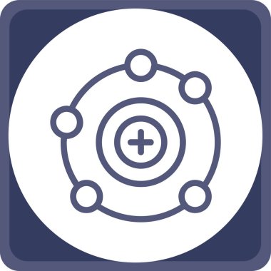 Bir pusula simgesinin vektör çizimi