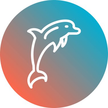 Yunus simgesinin vektör illüstrasyonu