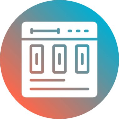 seo modern simgesinin vektör illüstrasyonu