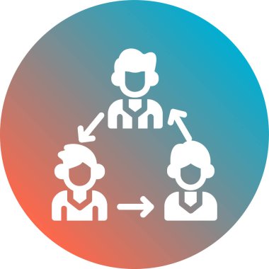 İnsan simgesinin vektör illüstrasyonu