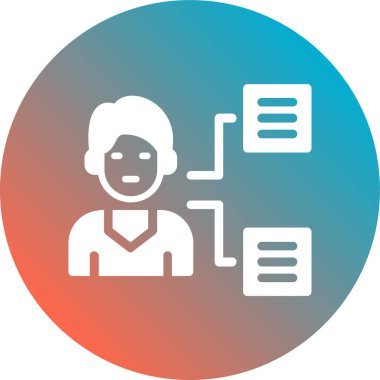 Tıbbi maskeli modern bir simgenin vektör çizimi