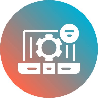 seo modern simgesinin vektör illüstrasyonu