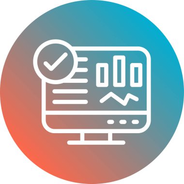 seo modern simgesinin vektör illüstrasyonu